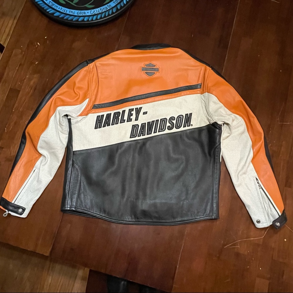 Harley Davidson leather jacket Men’s L